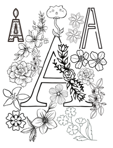 Alphabet Coloring Book For Kids English 53 Pages My Kdp Interiors