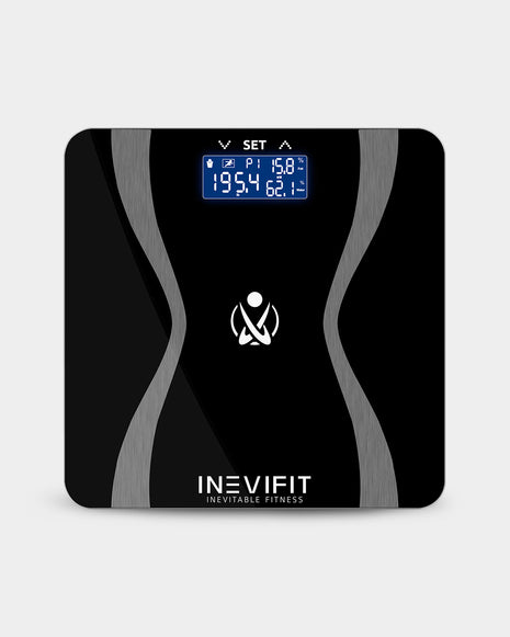 INEVIFIT BODY-ANALYZER SCALE, Highly Accurate Digital Bathroom Body  Composition Analyzer, Measures Weight, Body Fat, Water, Muscle, BMI,  Visceral Fat & Bone Mass for 10 Users. 5-Year Warranty - Black 