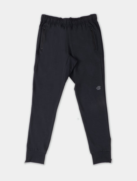 Black with Zip Front Pockets On the Go Tek Gear Jogger Pants