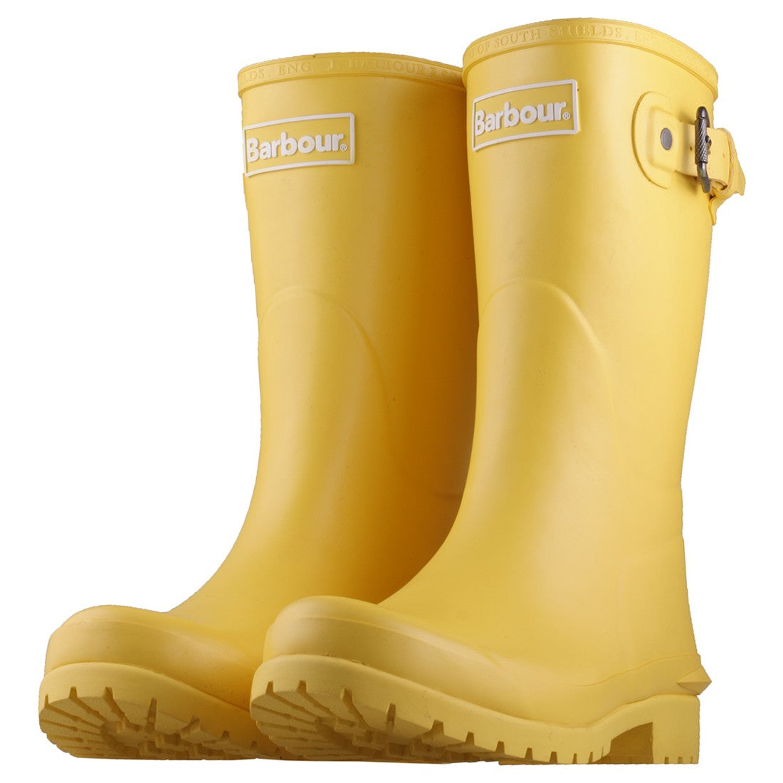 barbour yellow wellies