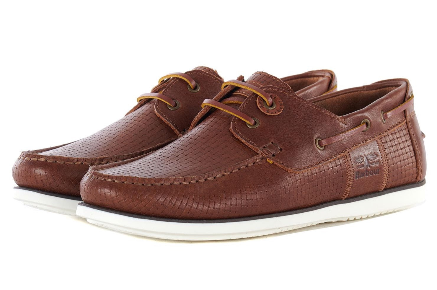 barbour capstan boat shoes tan