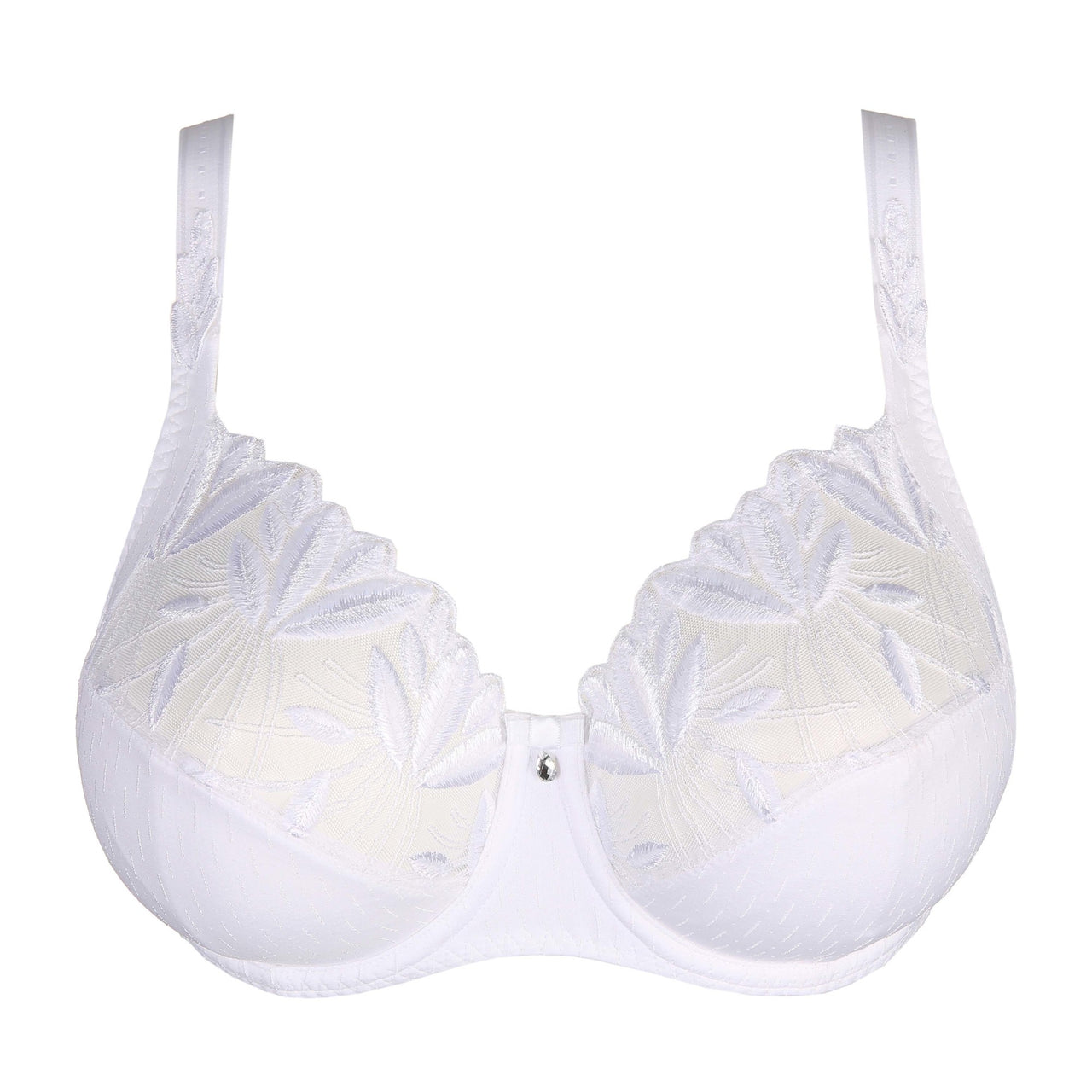 Primadonna Twist Triangle Epirus Bra - White/Bodenhams