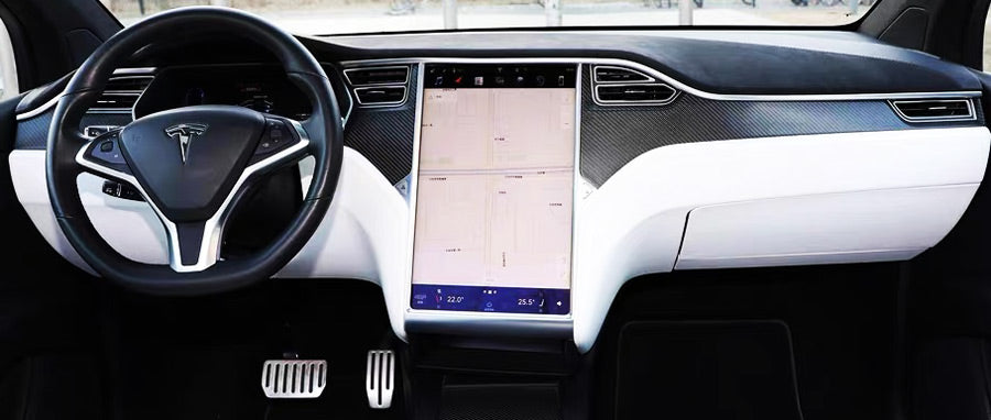 Tableau de bord carbone Tesla Model S X