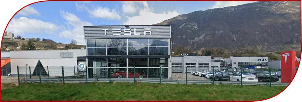 Concession Tesla Chignin pour Chambéry Haute-Savoie