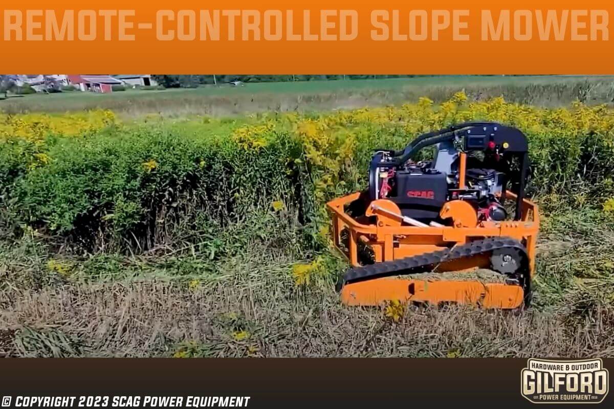 From Steep Slopes to Perfect Lawns: The Scag Hybrid Remote-Controlled Slope Mower