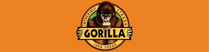 Gorilla 100% Silicone Sealant & Caulking White 9 oz.