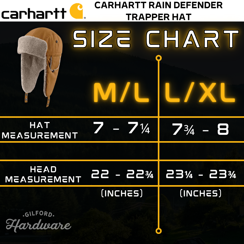 Carhartt Rain Defender Trapper Hat | Gilford Hardware