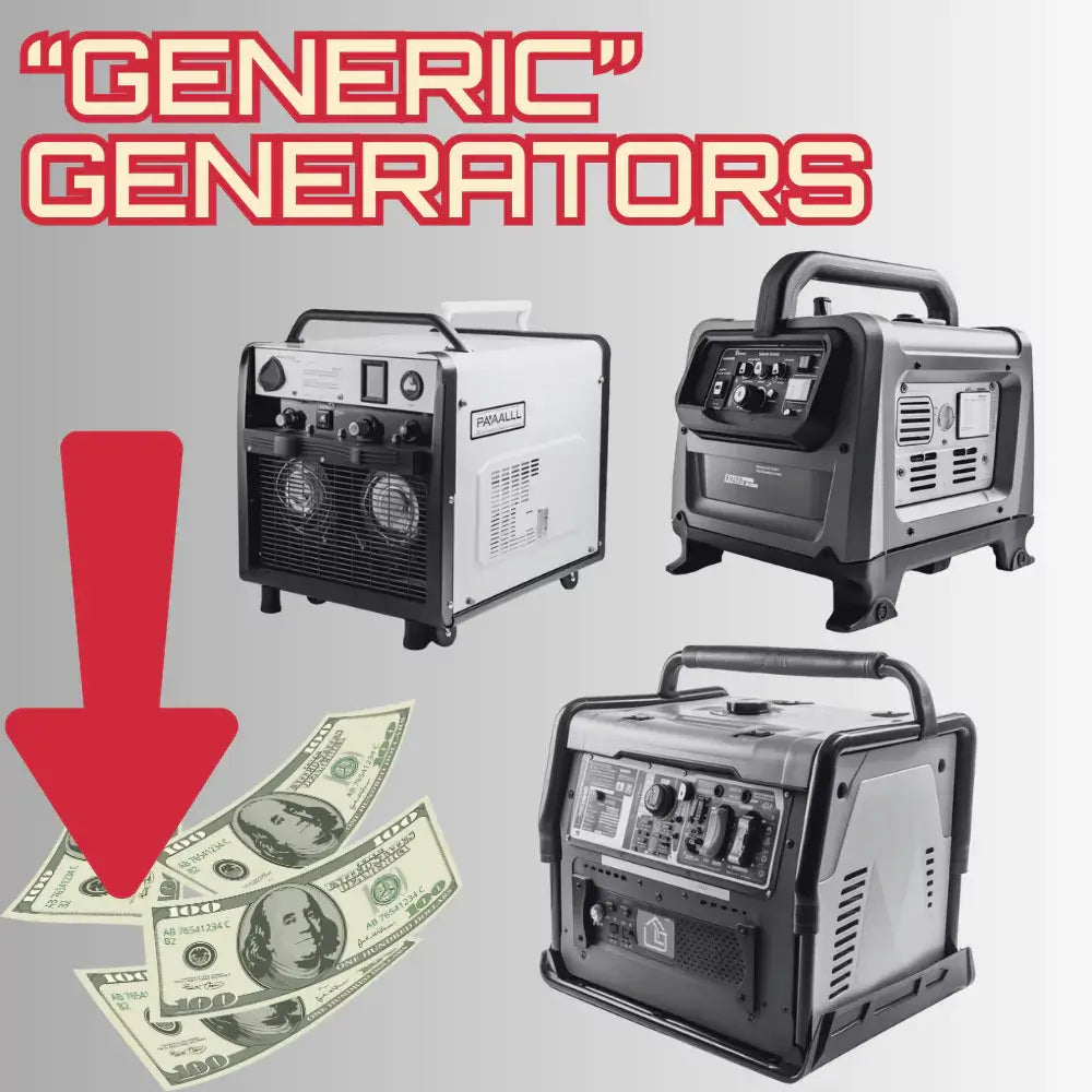 Generic Generators lose resale value over time