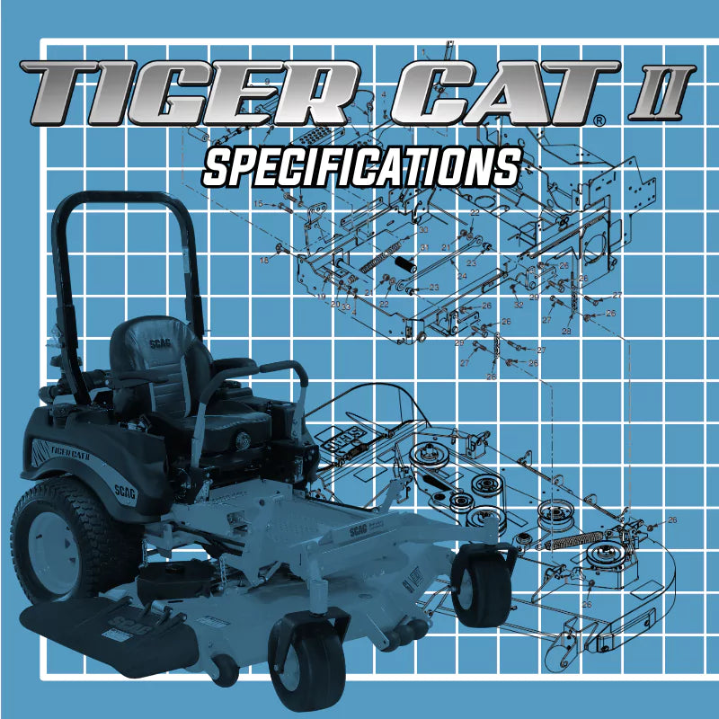 2024 Scag Tiger Cat II Technical Specifications