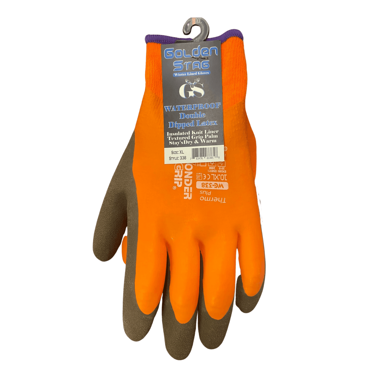 spons importeren vlam Golden Stag Waterproof Double Dipped Latex Gloves | Gilford Hardware