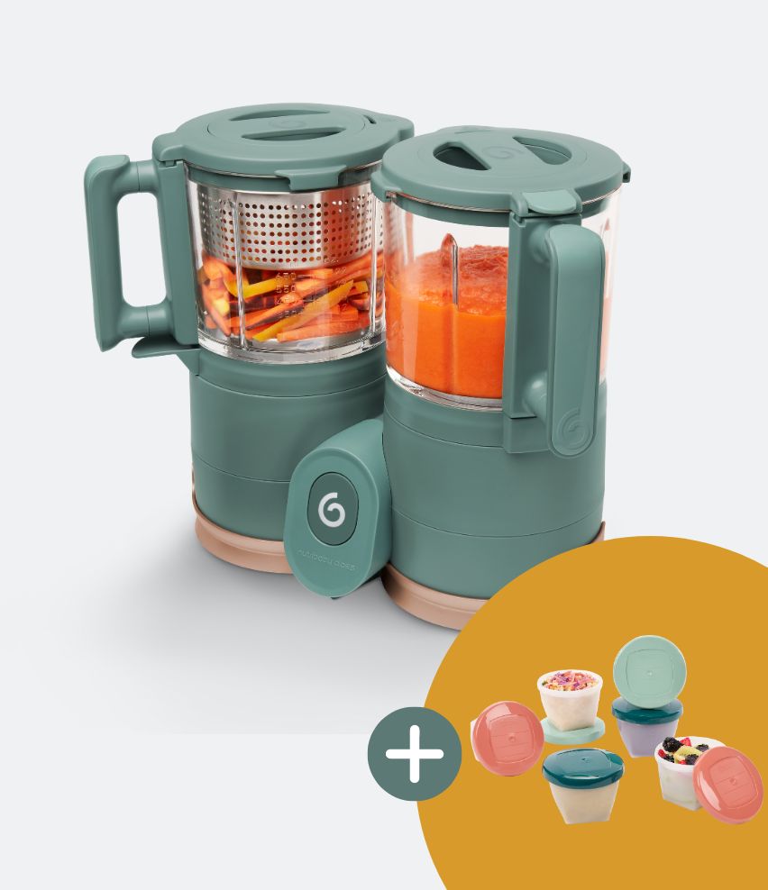  Babymoov Duo Meal Station XL, procesador de alimentos 6 en 1  con vapor, licuadora de múltiples velocidades, calentador, descongelador y  esterilizador (aprobado por nutricionistas), rosa : Bebés