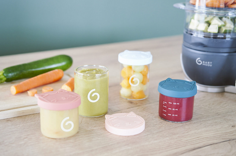 glass baby food containers