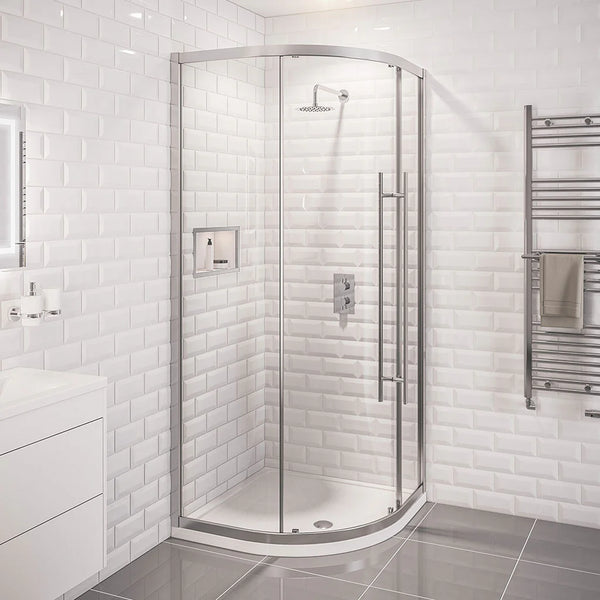 Rainfall showerhead designed for low-pressure water systems, creating a spa-like experience with gentle cascading water.