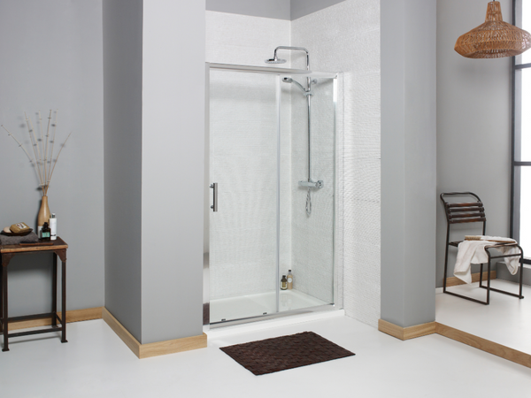 Ensuite bathroom with stylish decor and modern fixtures.