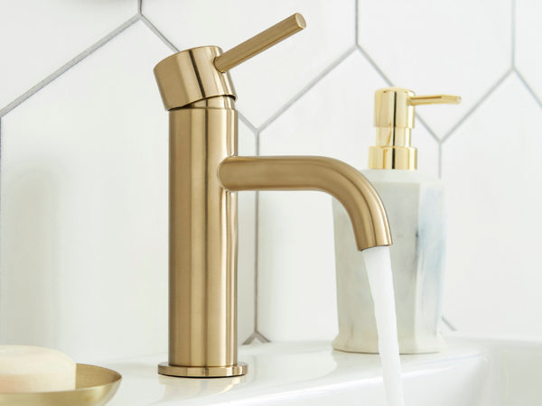 Stylish mixer tap showcasing modern plumbing trends in a chic bathroom setting.