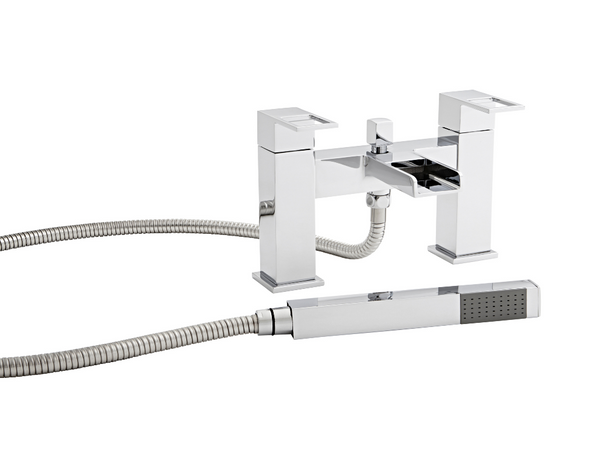 Water-saving dual-handle faucet, is a key element in sustainable bathroom design.