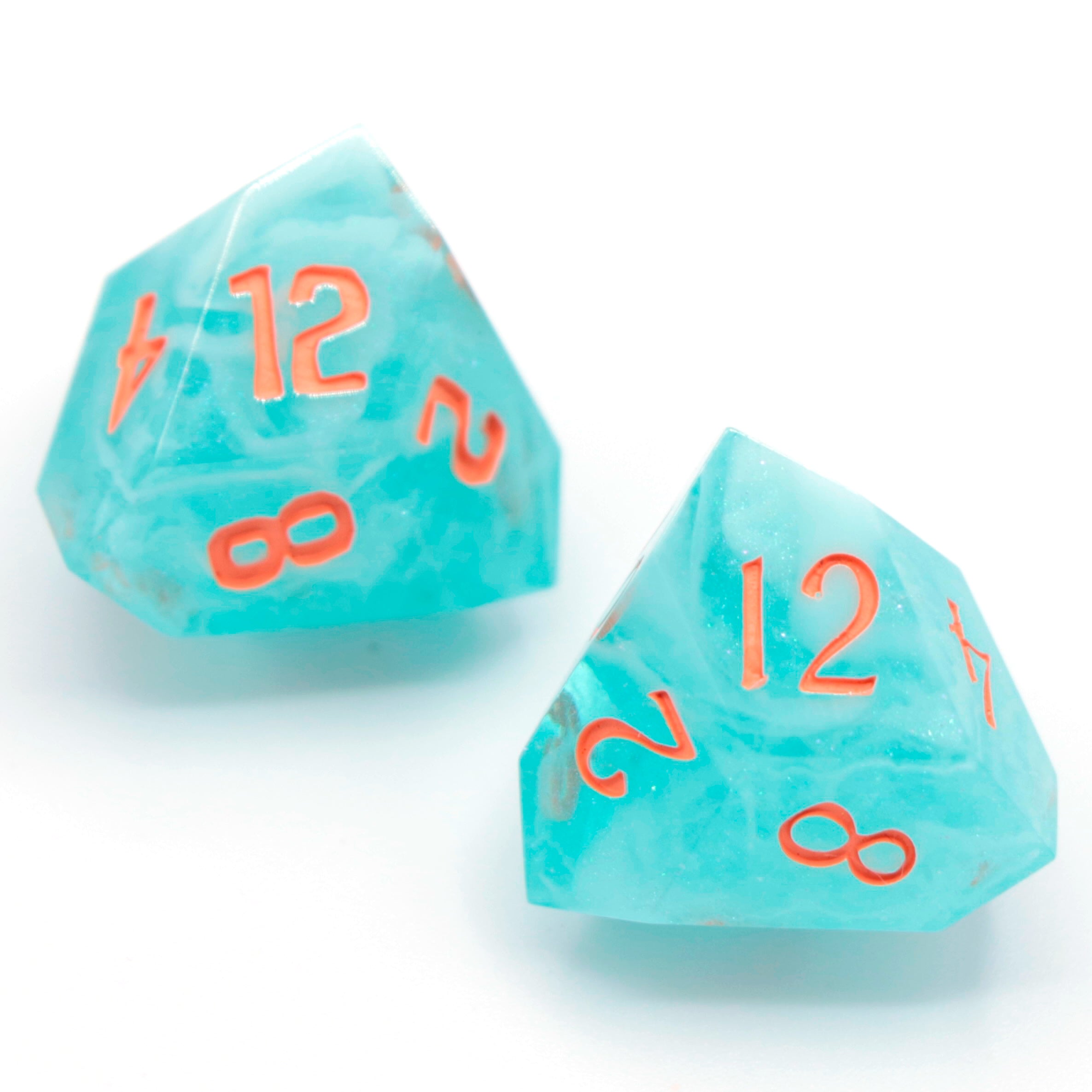 Seafoam - Daggerheart d12 Pair