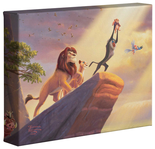 Thomas Kinkade Studios - Disney The Lion King - Art Prints Satin White (Art Print)