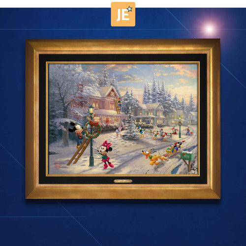 Thomas Kinkade - 90 Years of Mickey - Disney Jewel Edition on Canvas