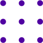 grid pattern showing 9 circles