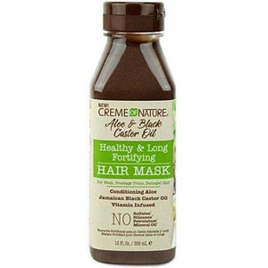 Creme Of Nature Aloe and Black Castor Oil Healthy & Long Fortifying Ha –  Omii Hair