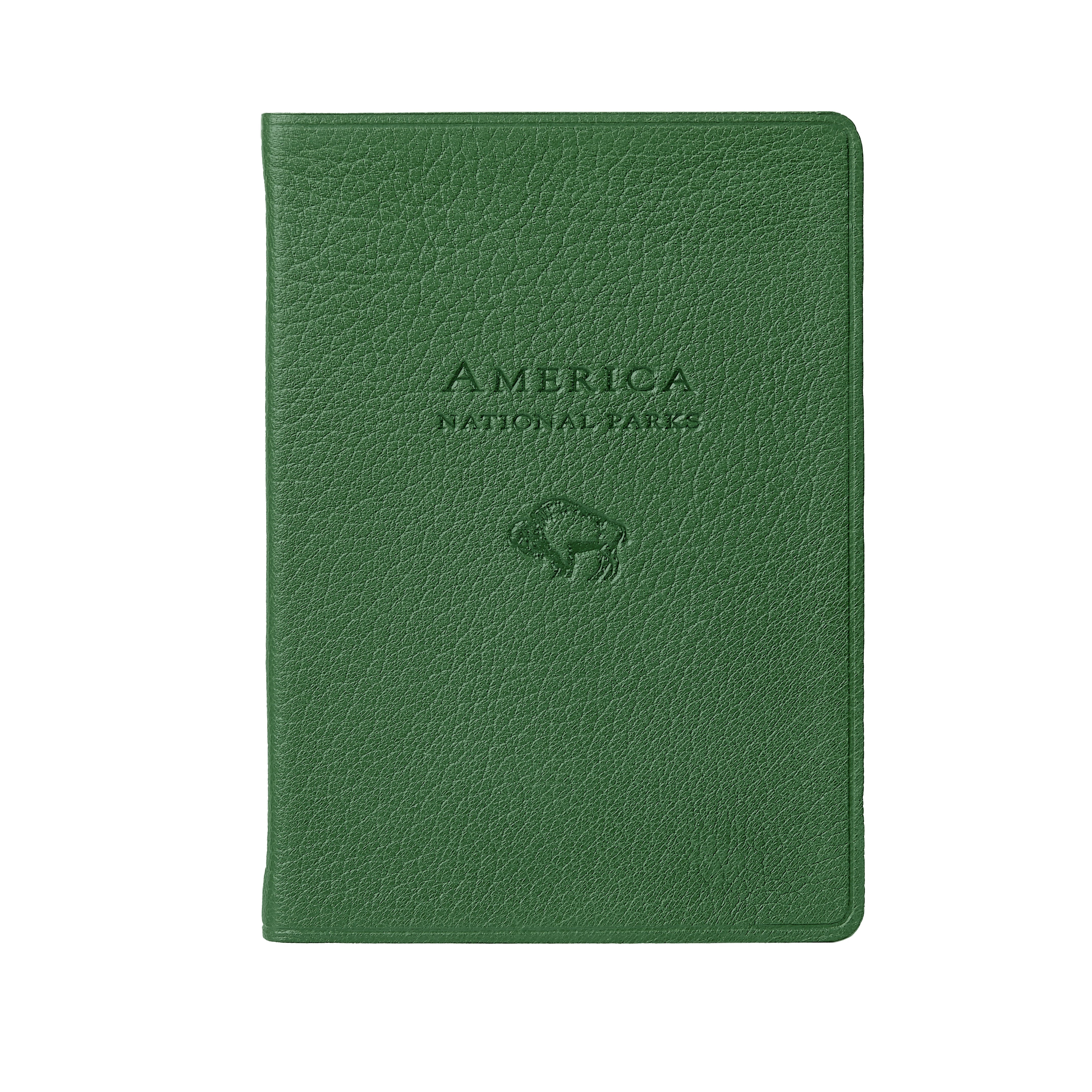 Graphic Image America Green Goatskin Leather