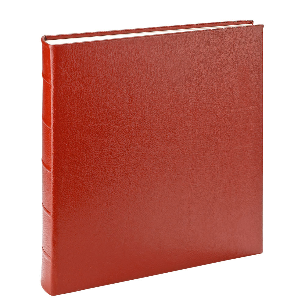 Graphic Image Large Bound Album Red Pebble Grain Leather