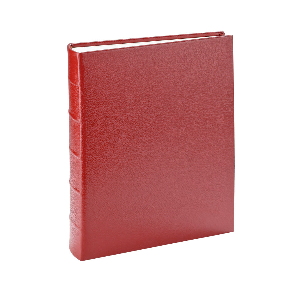 Graphic Image Medium Bound Album Red Pebble Grain Leather