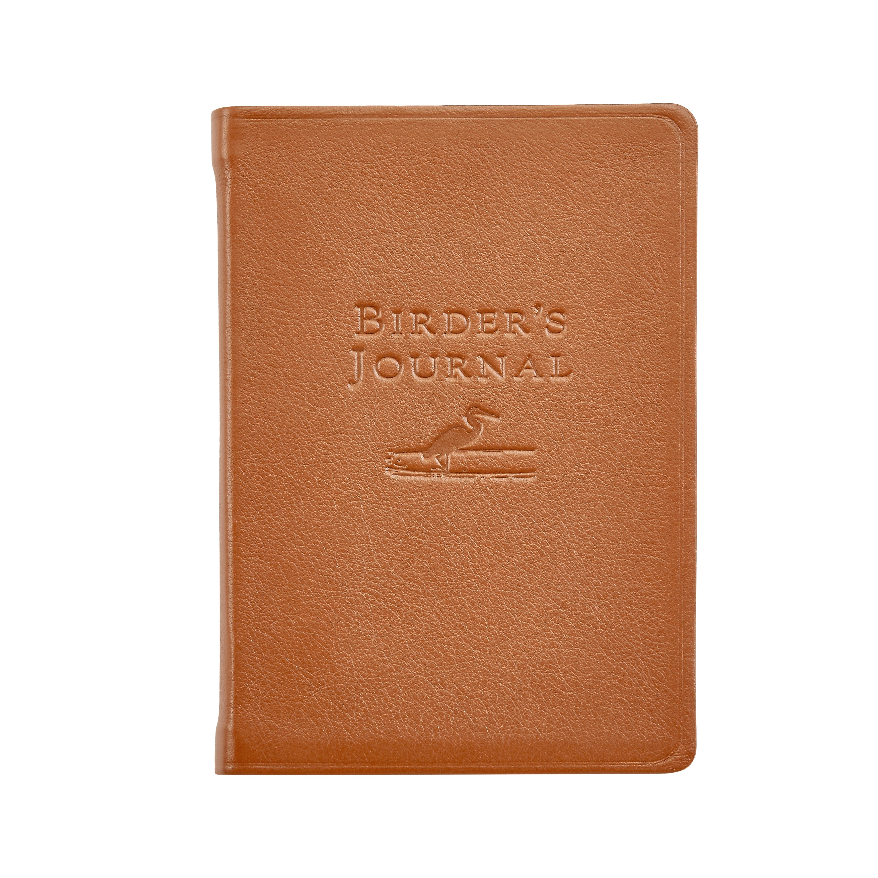 Graphic Image Birder's Journal British Tan Traditional Leather