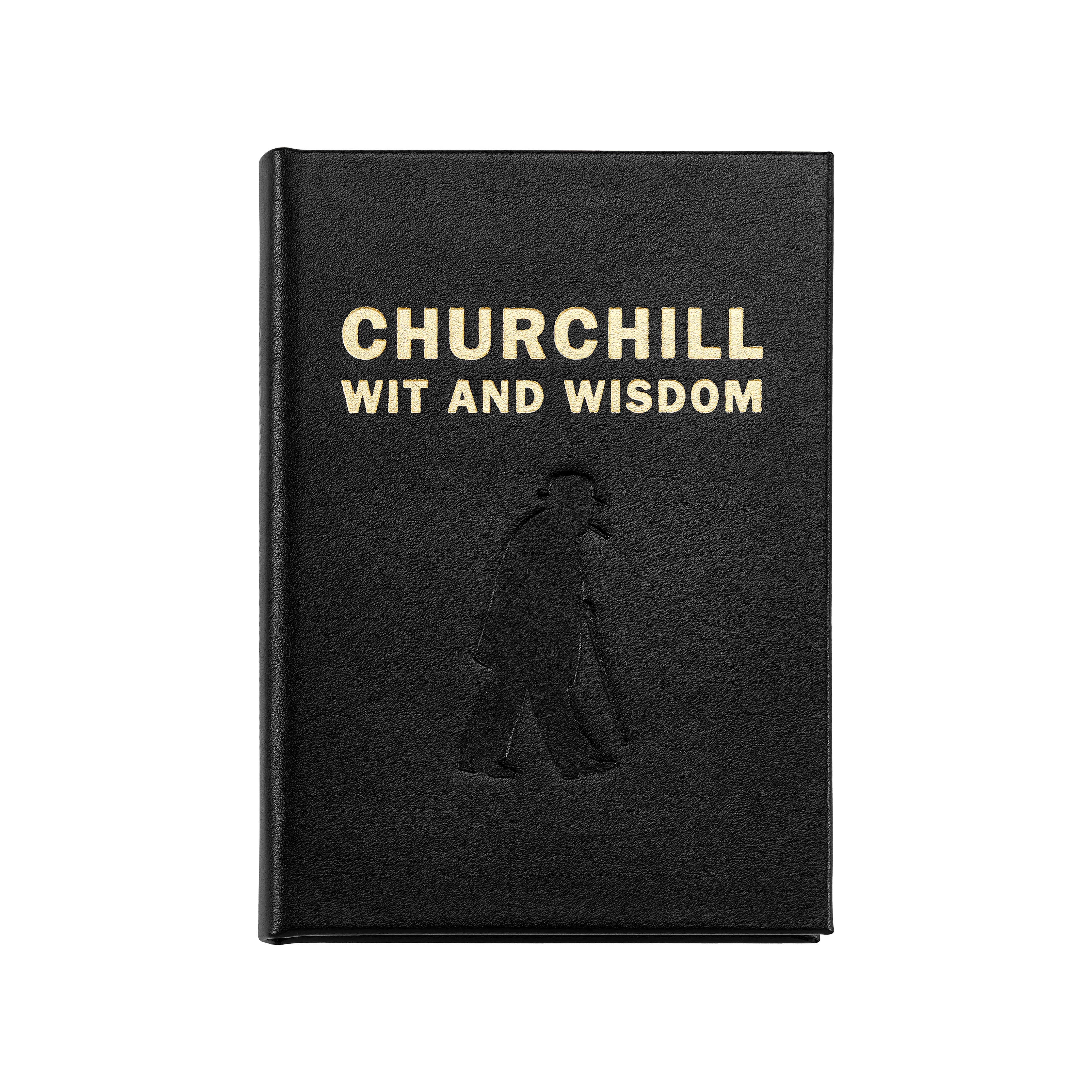 Graphic Image Churchill Wit And Wisdom Black Bonded Leather