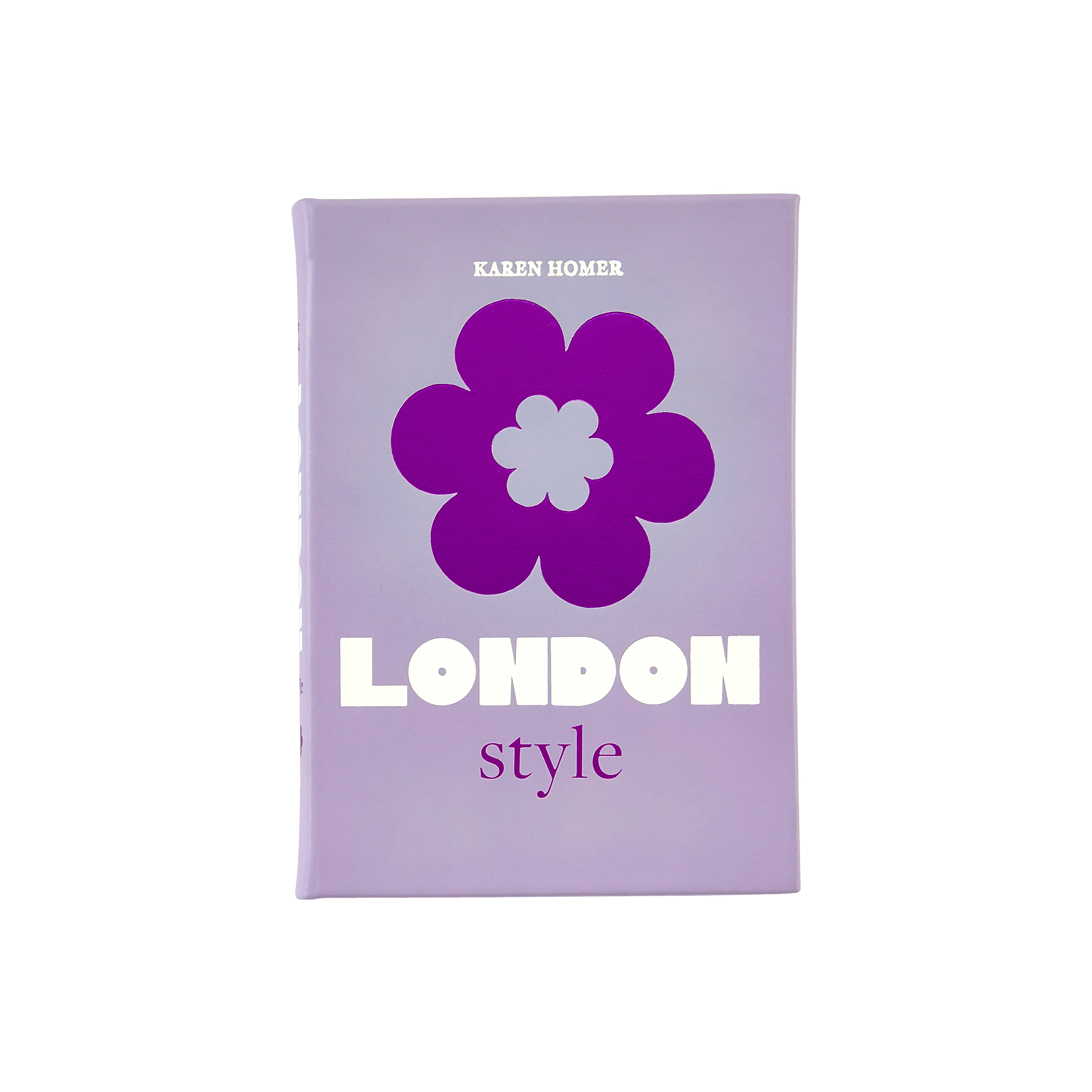 Graphic Image Little Book Of London Style Lilac Bonded Leather