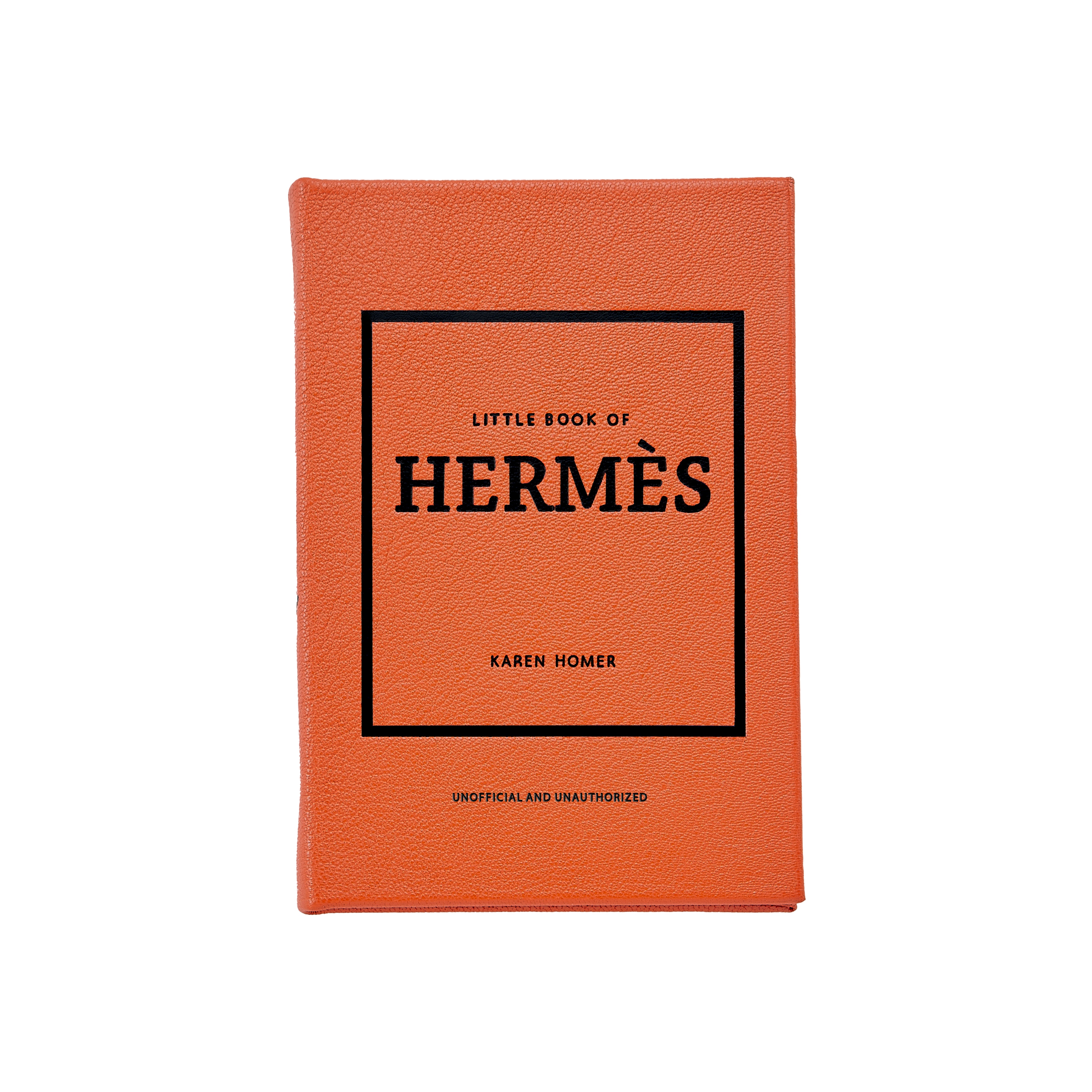 Graphic Image Little Book Of Hermès Orange Goatskin Leather