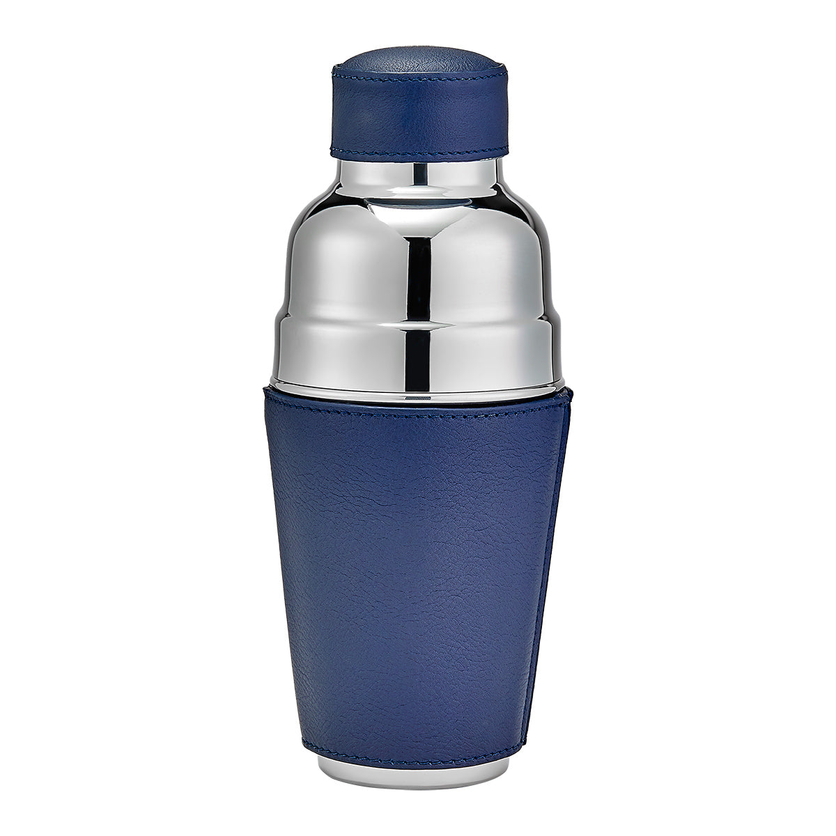 Graphic Image Cocktail Shaker Blue Traditional Leather