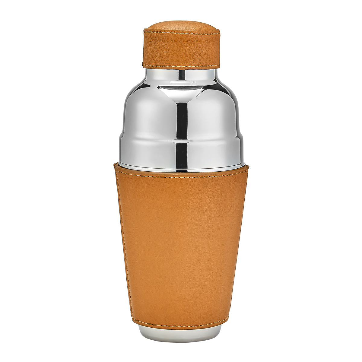Graphic Image Cocktail Shaker British Tan Traditional Leather