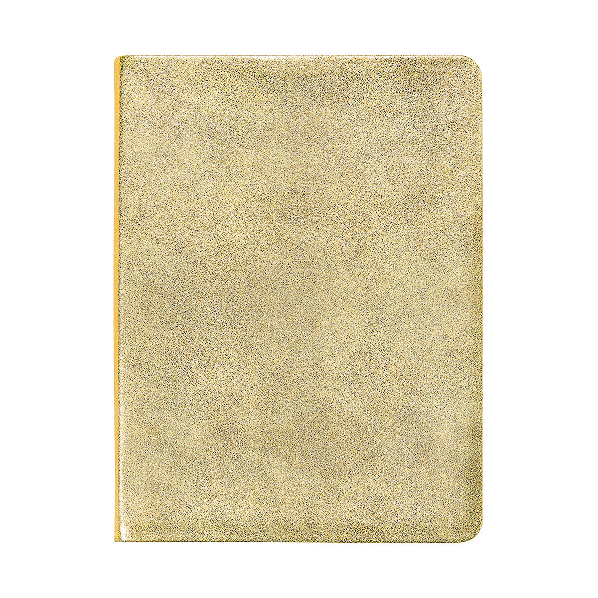 Graphic Image 9 Flexible Cover Journal Gold Goatskin Leather