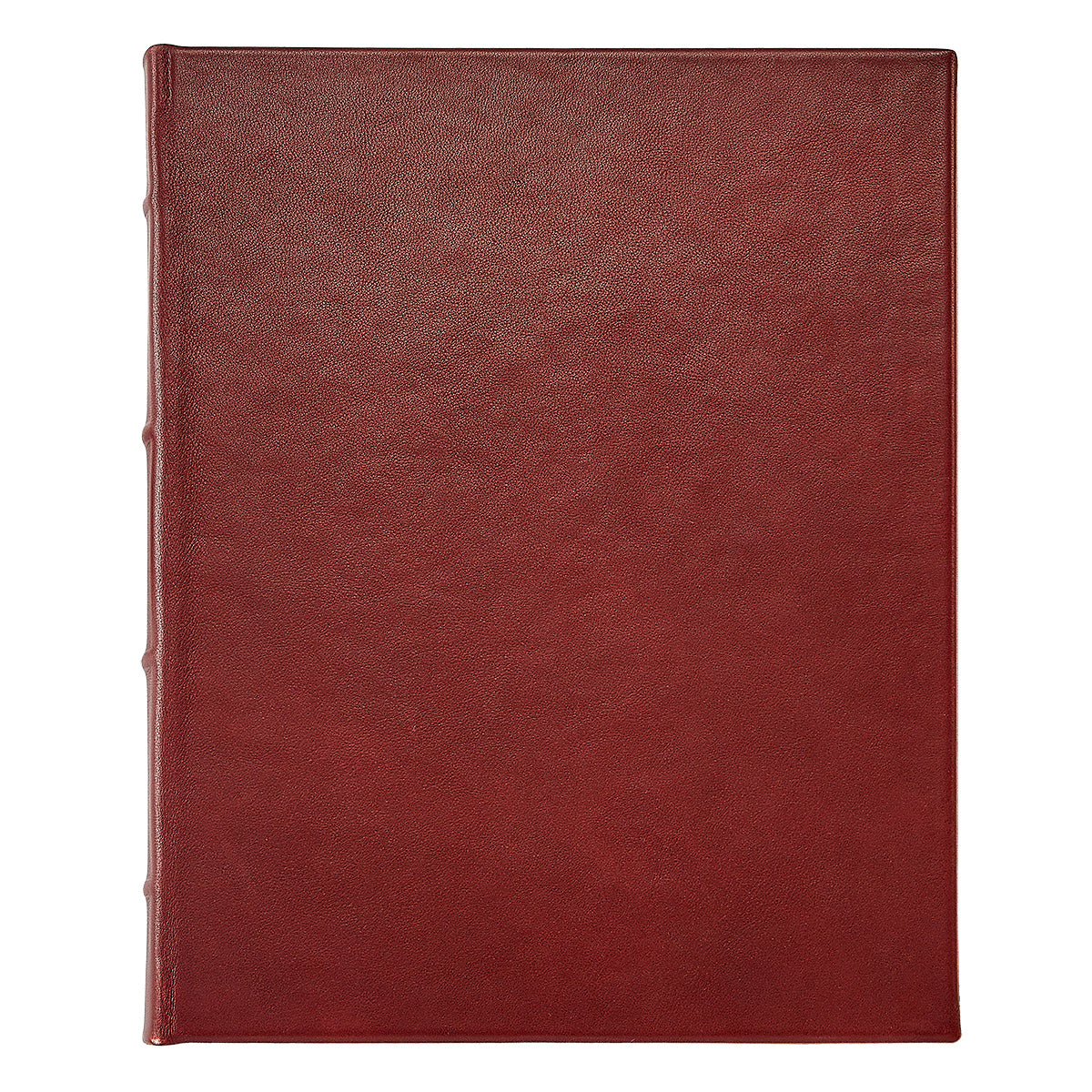 Graphic Image 11 Hardcover Unlined Manuscript Burgundy Traditional Leather