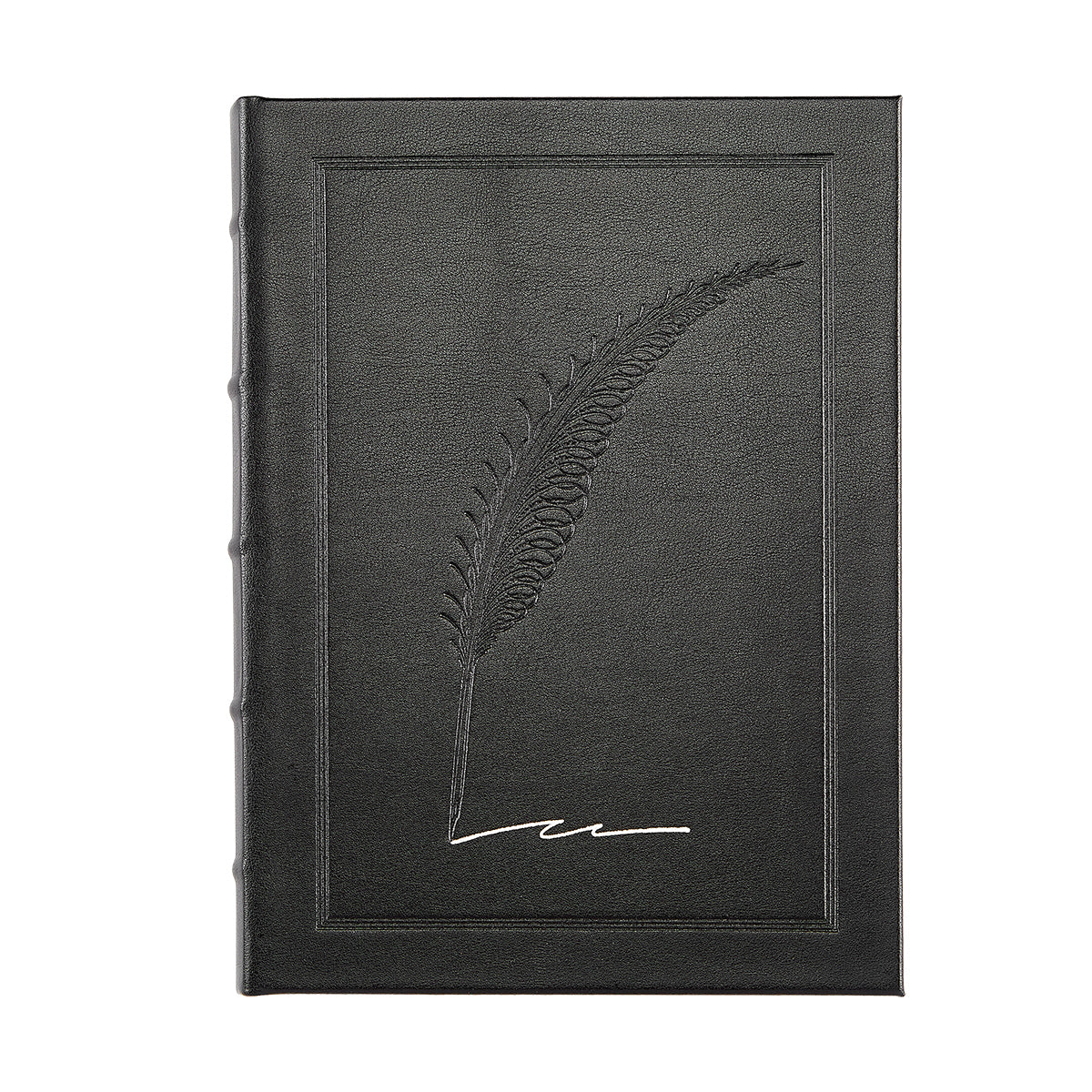 Graphic Image 9" Hardcover Journal Black Bonded Leather