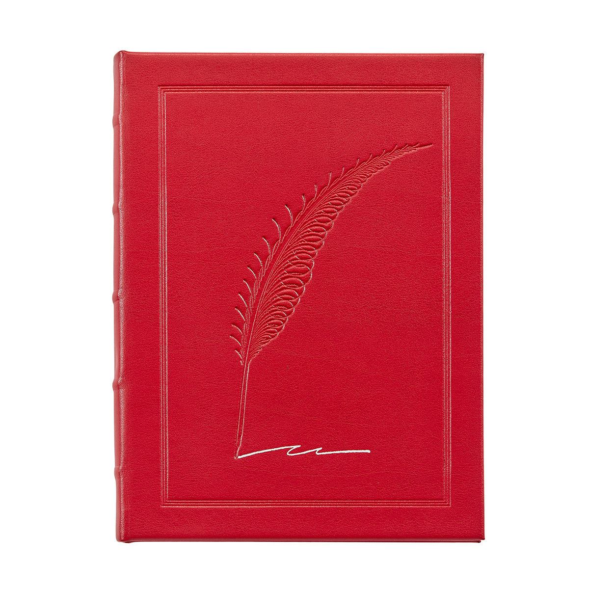 Graphic Image 9" Hardcover Journal Red Bonded Leather