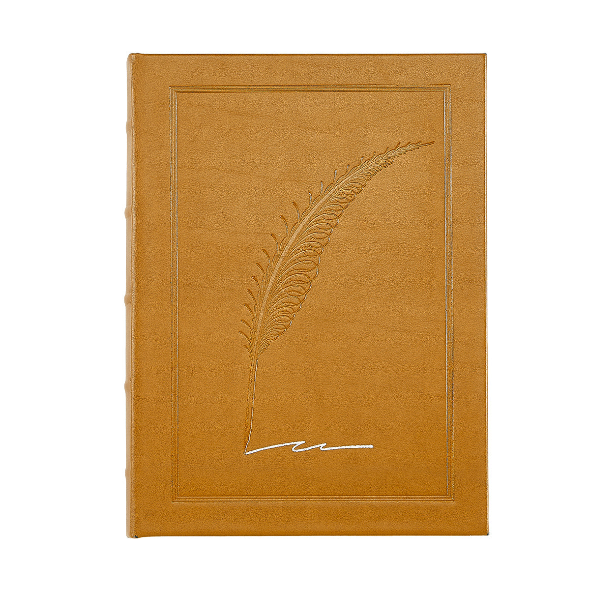 Graphic Image 9" Hardcover Journal Tan Bonded Leather