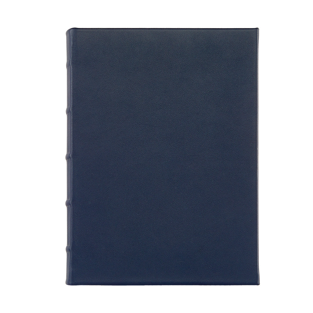 Graphic Image 9" Hardcover Journal Blue Traditional Leather