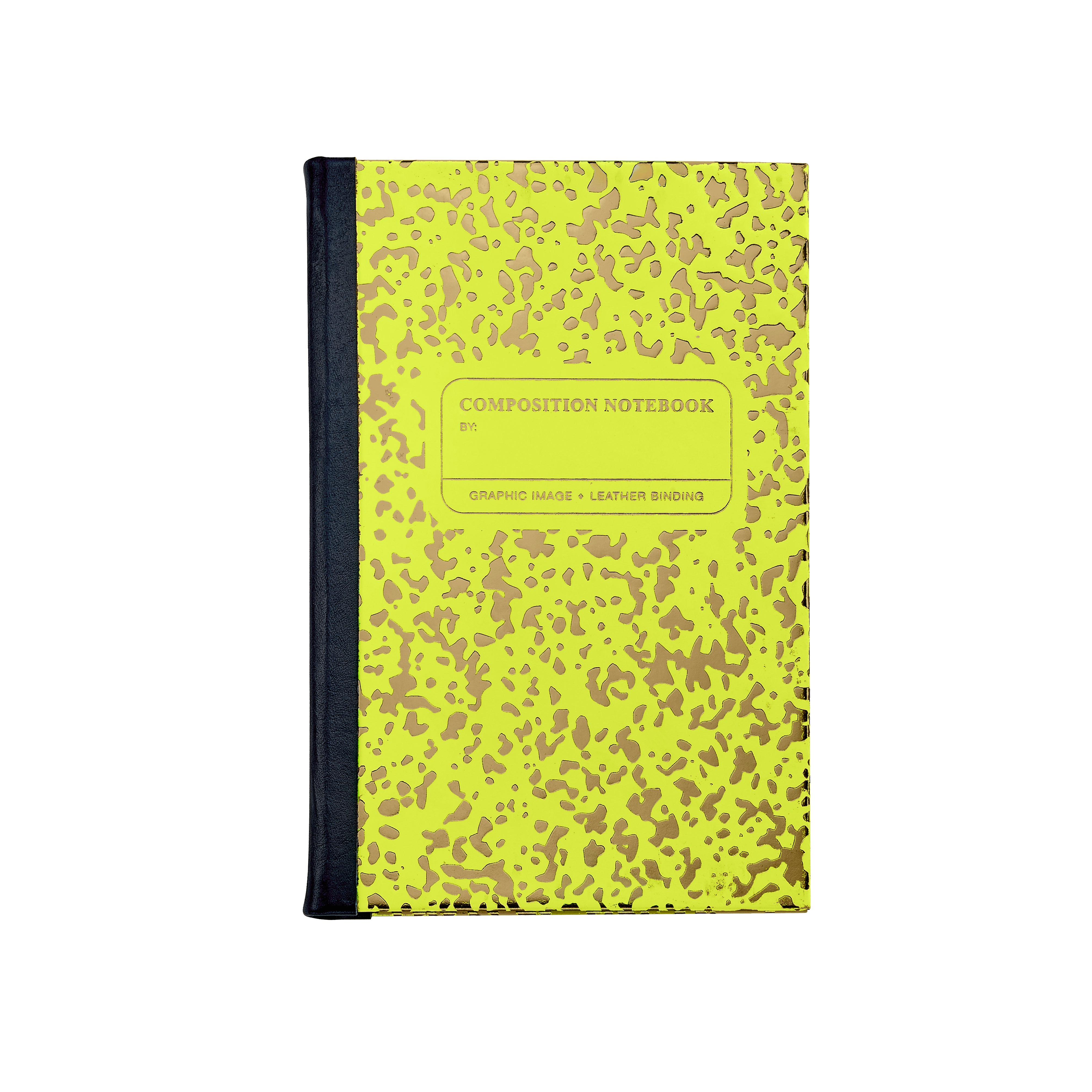 Graphic Image Composition Notebook Neon Yellow/Gold