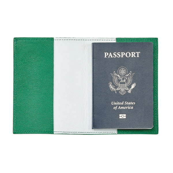Luxury passport holder - Mocha - Goat Leather