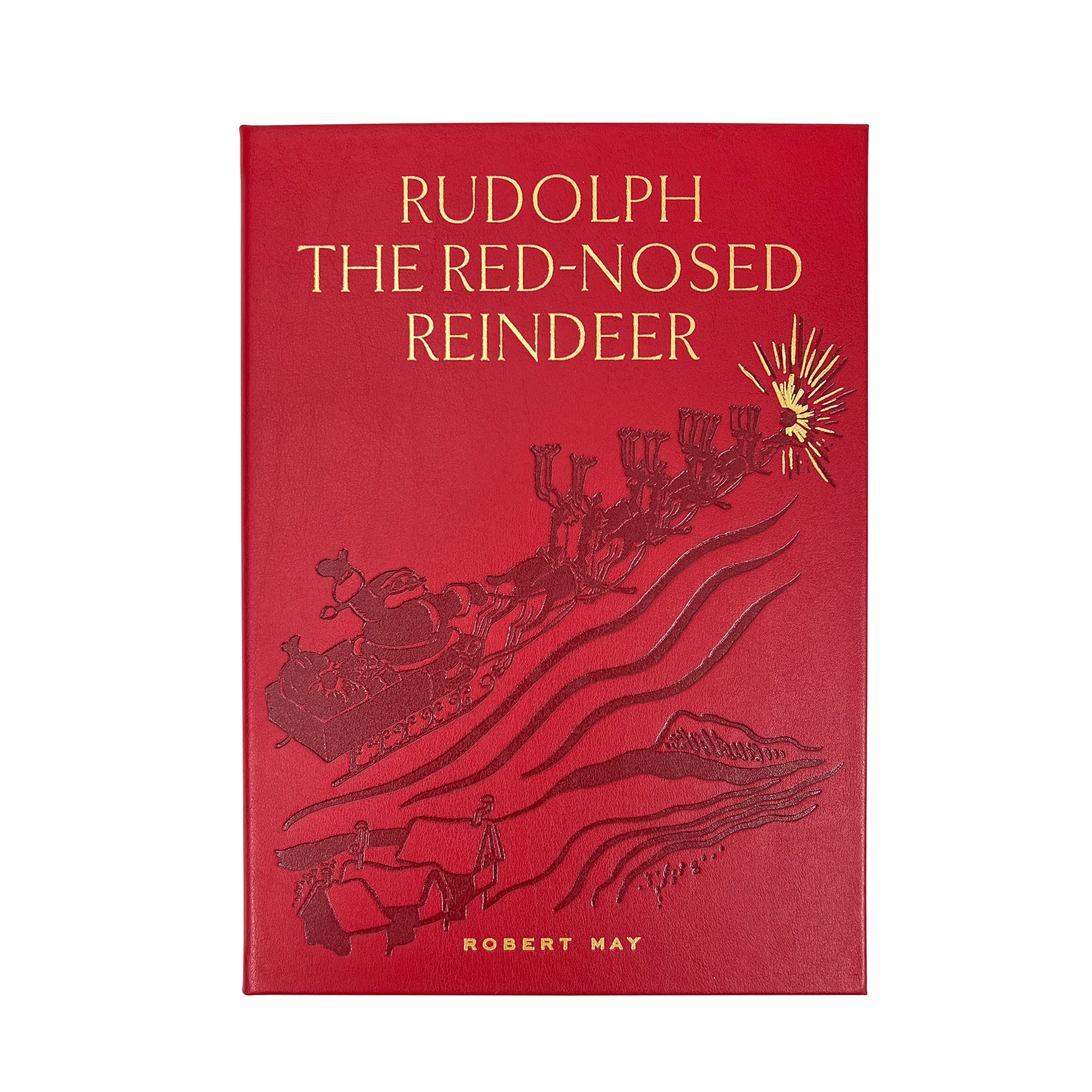 Graphic Image Rudolph The Red-Nosed Reindeer Red Bonded Leather