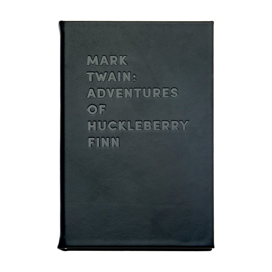 Graphic Image Adventures Of Huckleberry Finn Black Vachetta Leather