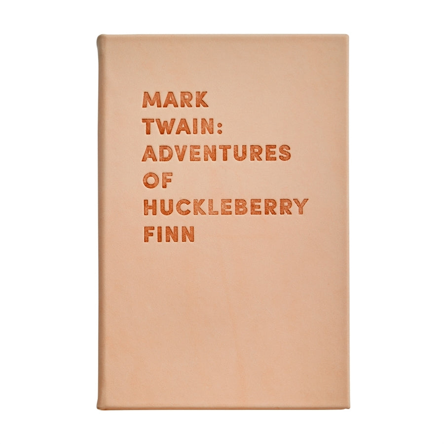 Graphic Image Adventures Of Huckleberry Finn Natural Vachetta Leather