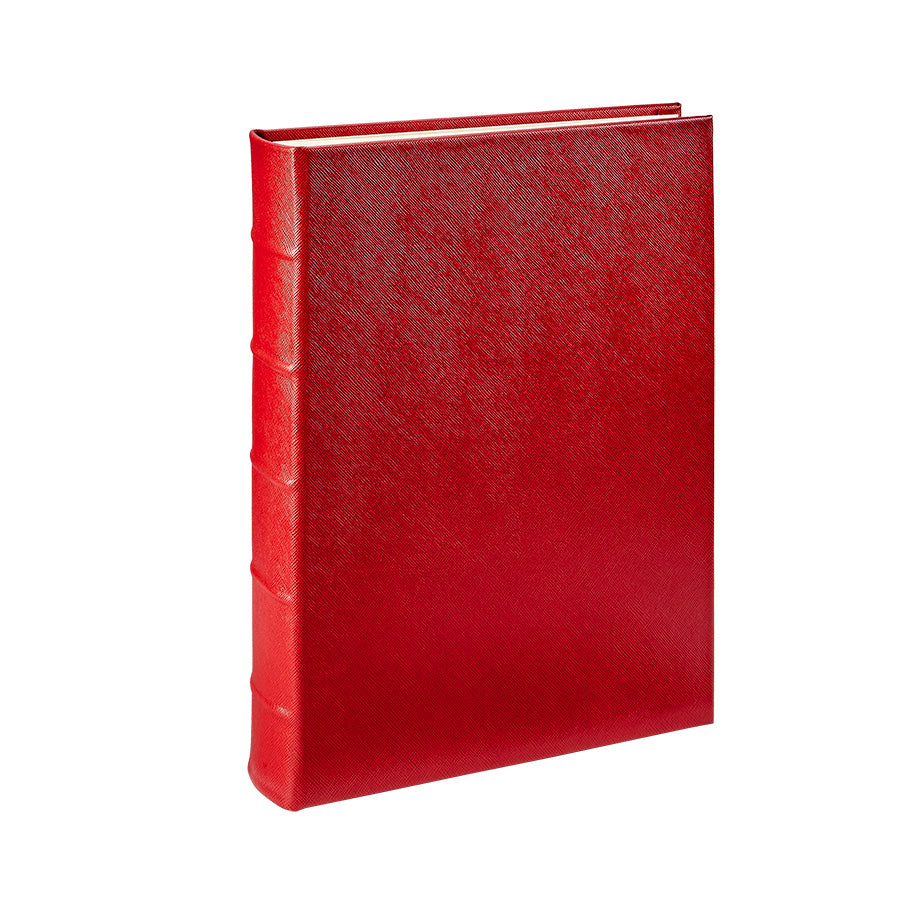 Graphic Image Medium Bound Album Red Embossed Leather