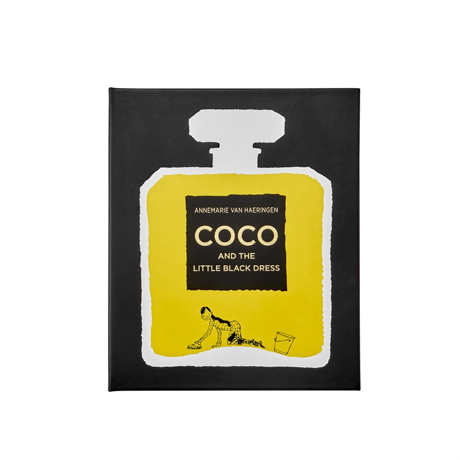 Graphic Image Coco And The Little Black Dress Black Bonded Leather