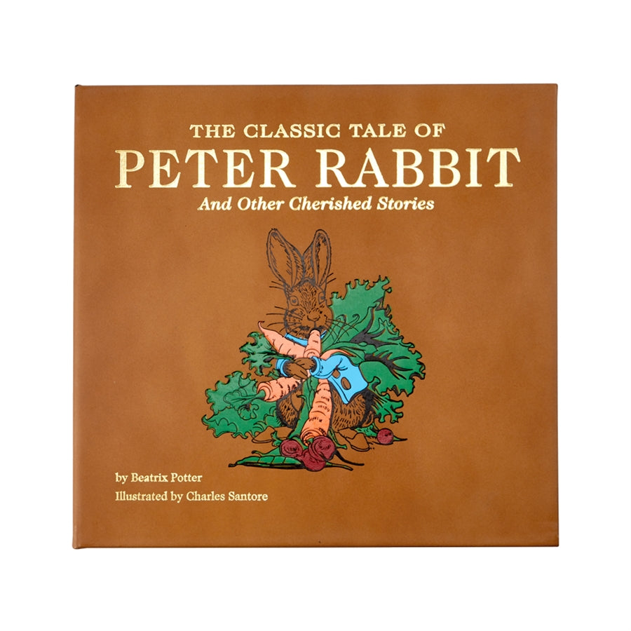 Graphic Image The Classic Tale Of Peter Rabbit Tan Bonded Leather