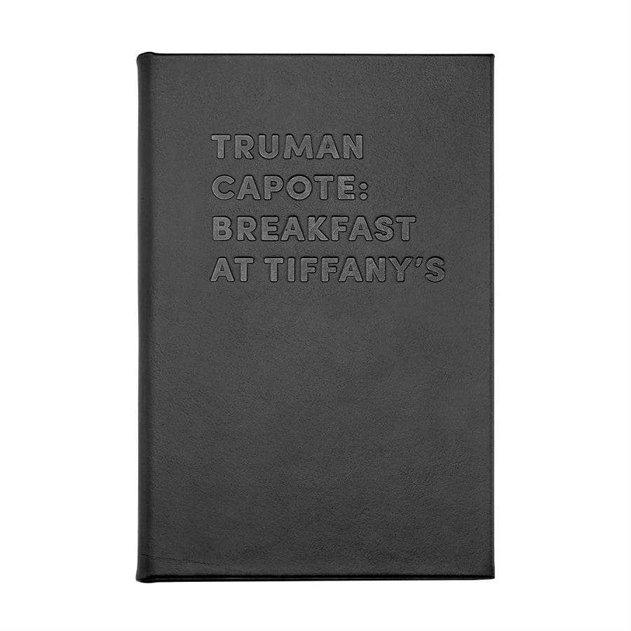 Graphic Image Breakfast At Tiffany's Black Vachetta Leather