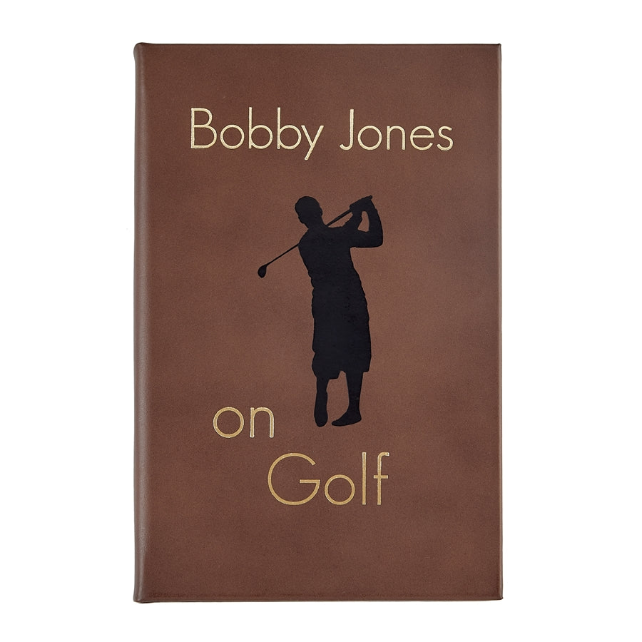 Graphic Image Bobby Jones On Golf Brown Bonded Leather